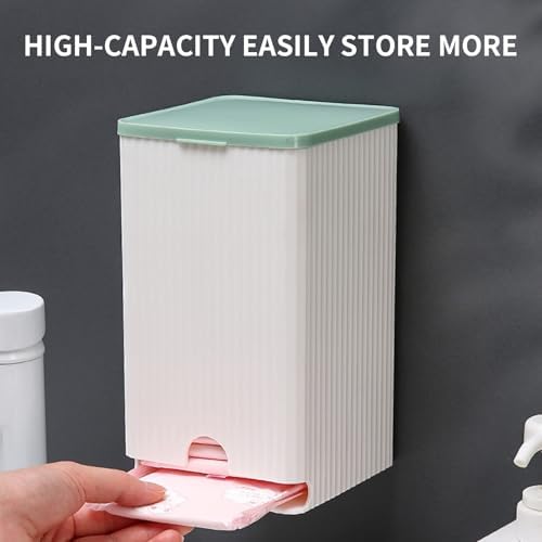 Wall Mounted Storage Box for Sanitary Pads and Toiletries