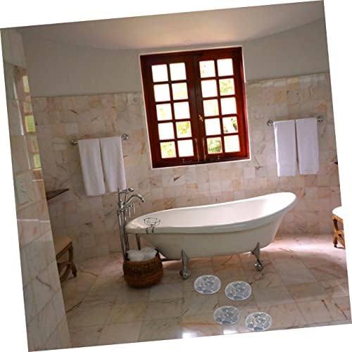 4pcs Bathtub Anti Slip Stickers Stone Pattern Safety Decals