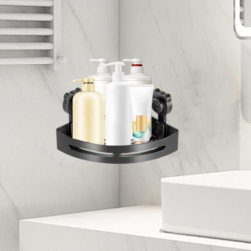 Shower Corner Shelf - No Drill Suction Cup Organizer