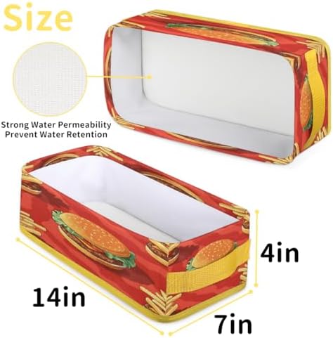 Hamburgers Toilet Paper Baskets for Bathroom Organization