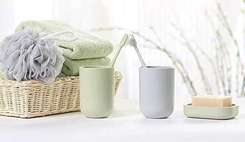 UVIVIU Toothbrush Cup Holder 350ml White