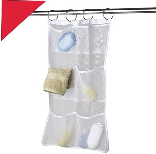 Amosfun Hanging Mesh Organizer Bag for Shower Storage