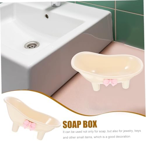 Ciieeo Self Draining Soap Holder Butterfly Design