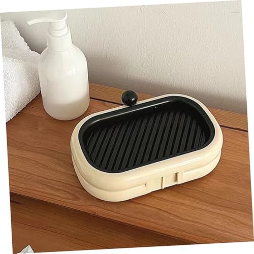 Ciieeo Wall Mounted Soap Dish Dual Drain Rack
