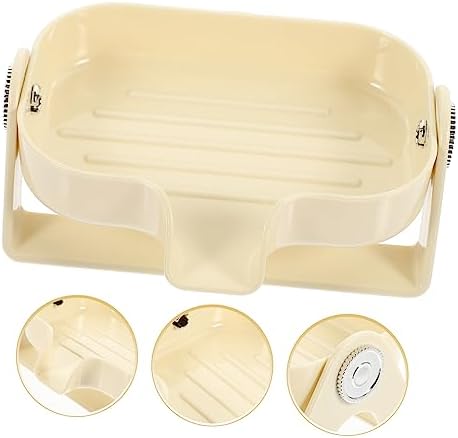 Self Draining Soap Holder Elegant Bathroom Kitchen Sink Dish