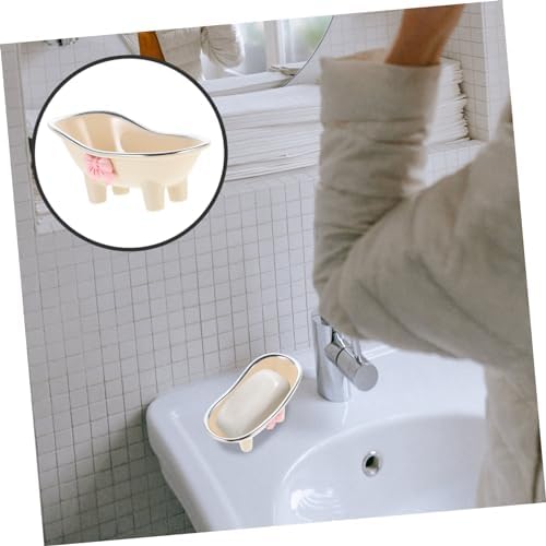 Cute Bathtub Shaped Soap Holder for Bathroom Decor