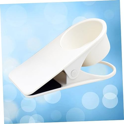 Luxshiny Saucer Clip for Desk and Bathroom Use