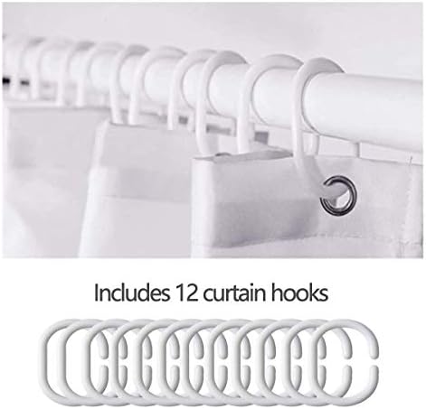 Feelyou Abstract Ombre Shower Curtain Set