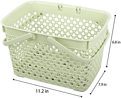 Anyoifax Green Portable Shower Caddy Basket with Handles