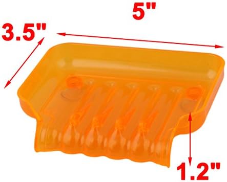 Plastic Cup Holder Storage Box 2pcs Orange