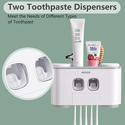 VNYIFAN Multifunctional Wall Mounted Toothbrush Holder Set