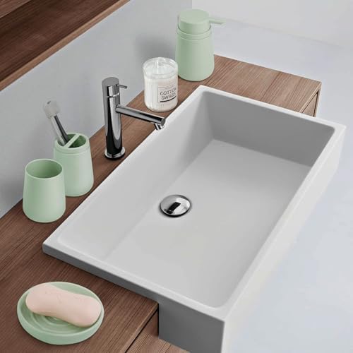 IMAVO Green Bathroom Set 5 Piece Modern