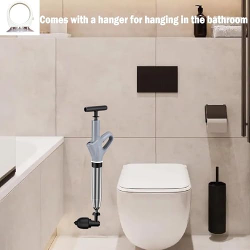 Nuotuv Pneumatic Floor Drain Plunger Tool Black 1