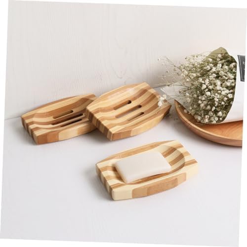 2pcs Hollow Soap Dish with Draining Design for Bathroom and Kitchen