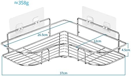 BAHELS Corner Shower Caddy Stainless Steel Organizer Rack