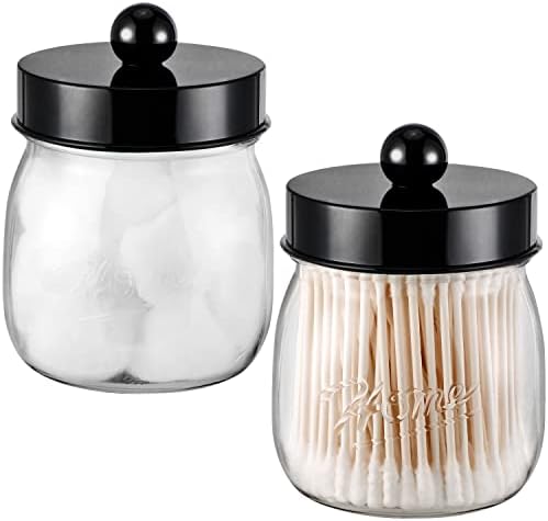 SheeChung Farmhouse Decor Apothecary Jar Set 2 Pack