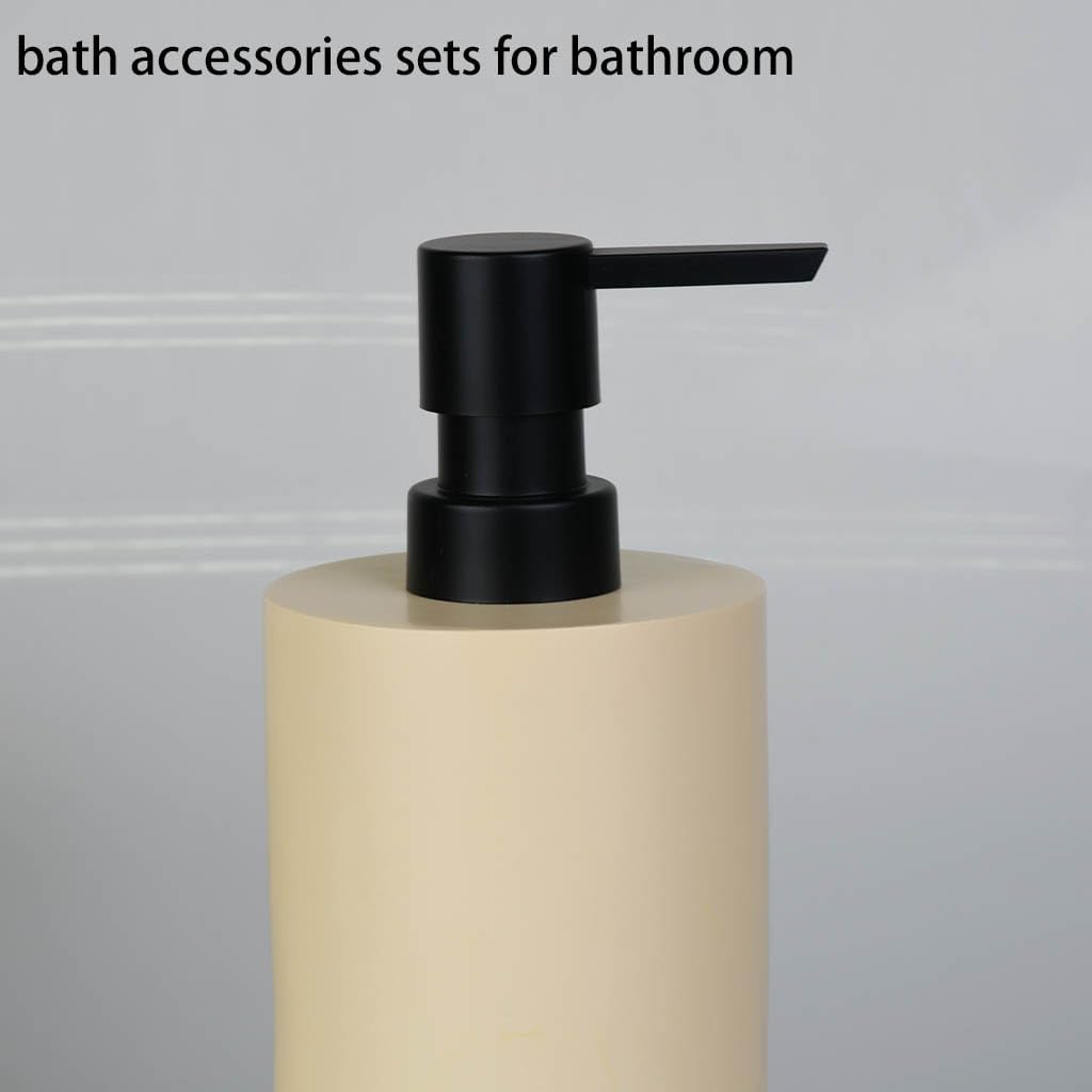 Bathovati Beige 5-Piece Bathroom Accessory Set