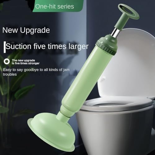 Heavy-Duty Toilet Plunger with Vacuum Suction 1