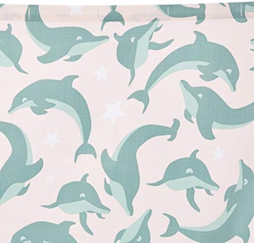 Amazon Basics Fun Jumping Dolphins Shower Curtain 72x72