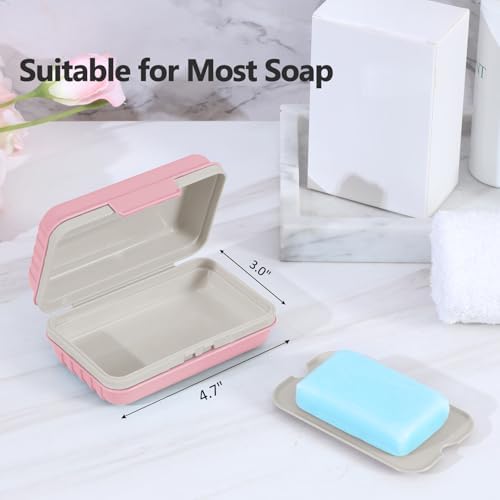 Quatish Bar Soap Holder Dish for Shower and Travel