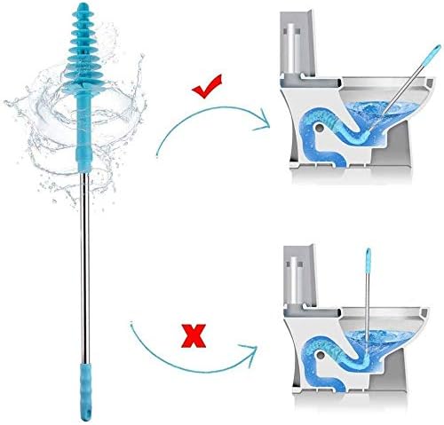 Liineparalle Powerful Toilet Plunger with Wall Hook