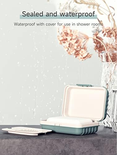 Doter Travel Soap Dish with Lid - Durable Leakproof Portable