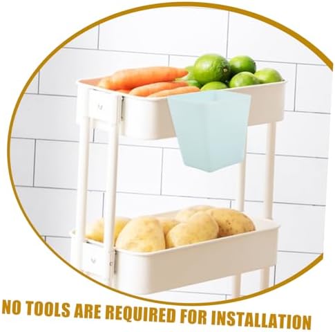 Luxshiny Wall Mounted Storage Basket for Kitchen and Bathroom 1