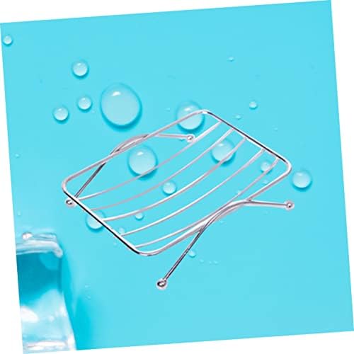Amosfun Square Stainless Steel Soap Holder Wall Mount