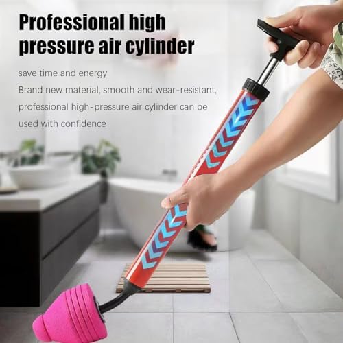 AYKHDS Toilet Plunger Clog Remover with Ergonomic Handle