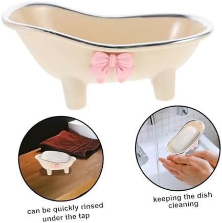 Cute Bathtub Shaped Soap Holder for Bathroom Decor