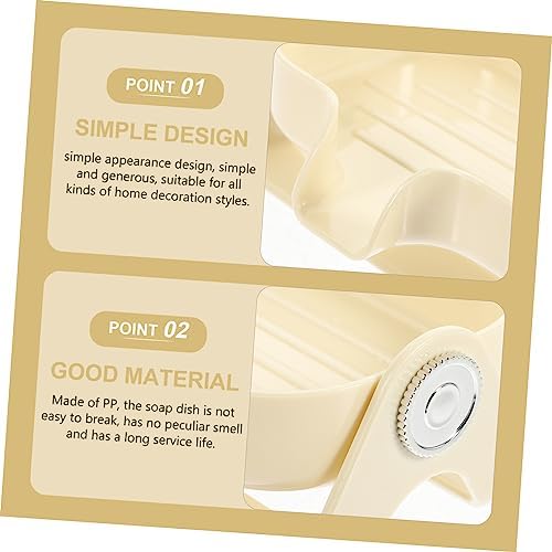 Self Draining Soap Holder Elegant Bathroom Kitchen Sink Dish