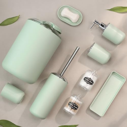 IMAVO 9-Piece Grey Bathroom Accessory Set