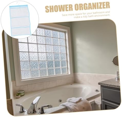 PRETYZOOM Shower Organizer with 6 Mesh Pockets