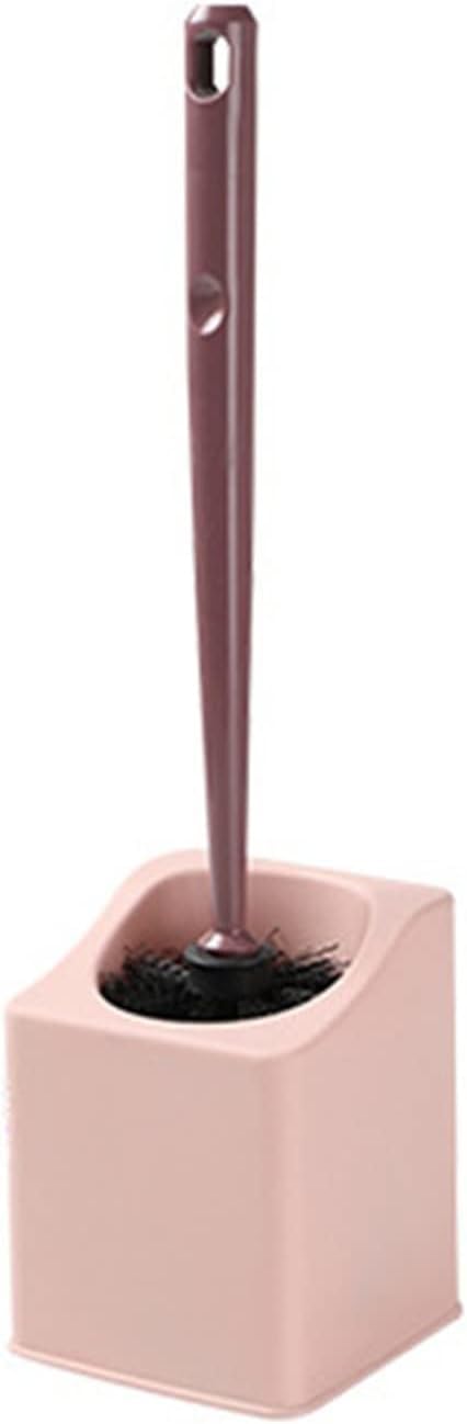 Toilet Brush with Bendable Head Easy to Clean Pink