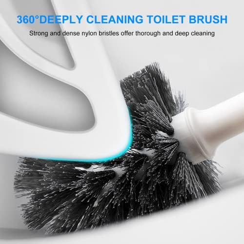 SetSail Toilet Brush and Plunger Set with Caddy - White