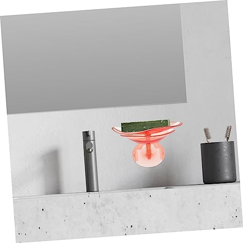 Angoily Wall Soap Holder with Flower Design