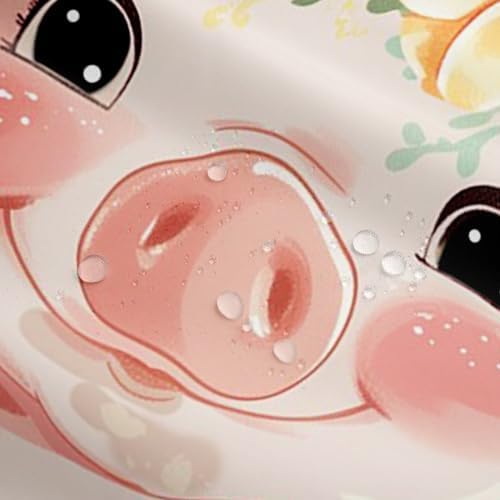 Erosebridal Pig Shower Curtain Set 72x72 Farmhouse Decor