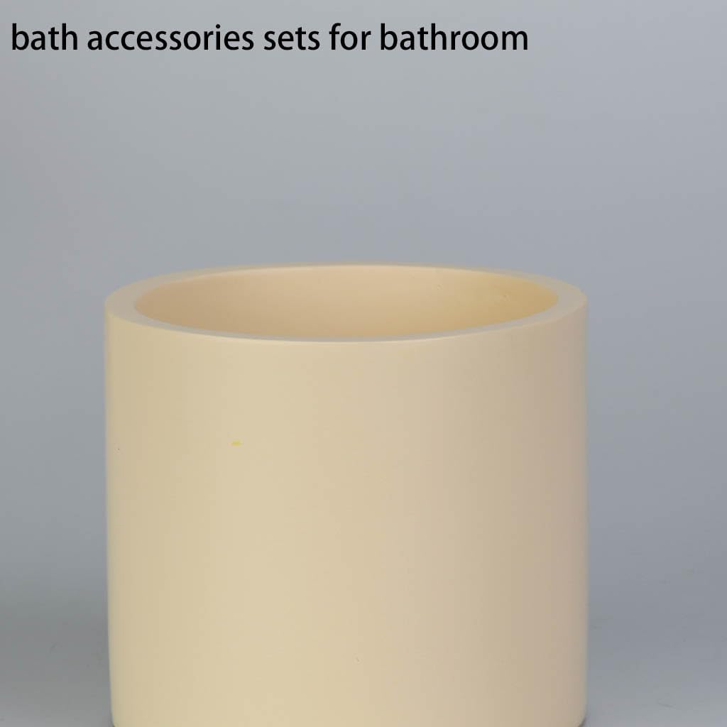 Bathovati Beige 5-Piece Bathroom Accessory Set