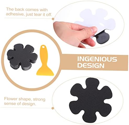 VOSAREA 20Pcs Flower Shaped Non Slip Decals for Bathtub and Shower