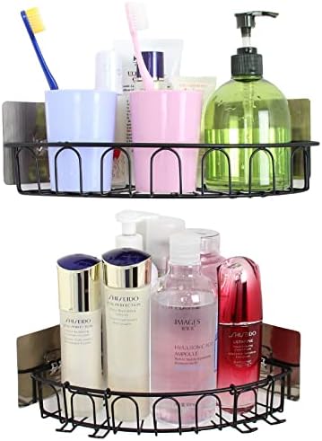Casaphoria 2 Pack Corner Shower Shelf Organizer No Drilling