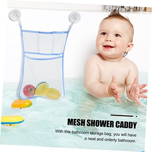 MAGICLULU Hanging Mesh Shower Organizer Bag for Family and Kids