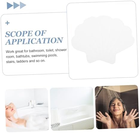 ABOOFAN Anti-Slip Bathtub Stickers 12pcs Shell Decor Decor