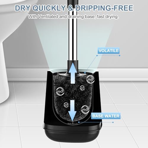 SetSail Toilet Brush with Auto Lid Holder