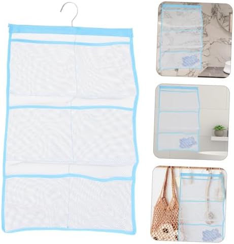 PRETYZOOM Shower Organizer with 6 Mesh Pockets