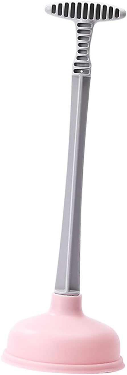 ZIZEV Toilet Plunger with Brush - Pink 1