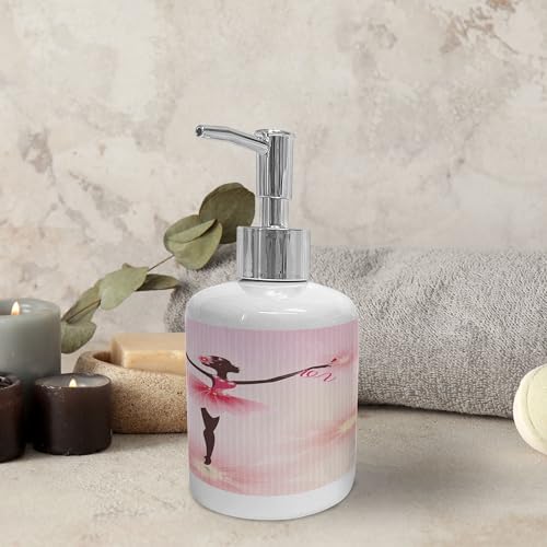 Ambesonne 2 Pc Bathroom Accessory Set Pink Umber