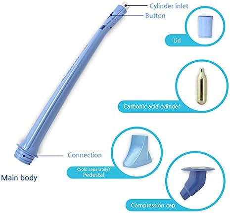 TULGIGS Toilet Plungers 10pcs with CO2 Cylinders and Guide