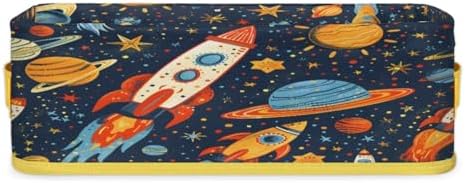 Space Rockets Planet Toilet Paper Basket with Handles