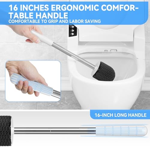 TRENTI Toilet Brush and Holder Set Wall Mounted