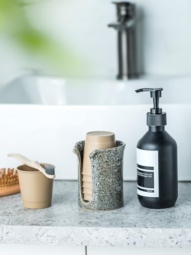 YHOJOY Ceramic Cup Holder for 3 Oz Bathroom Cups